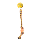 JUGUETE CUERDA TEJIDA CON PELOTA 45CM