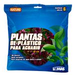 PLANTAS PARA ACUARIO (PLASTICO) 6 PIEZAS DE 10CM