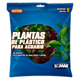 PLANTAS PARA ACUARIO (PLASTICO) 9 PIEZAS DE 5 CM